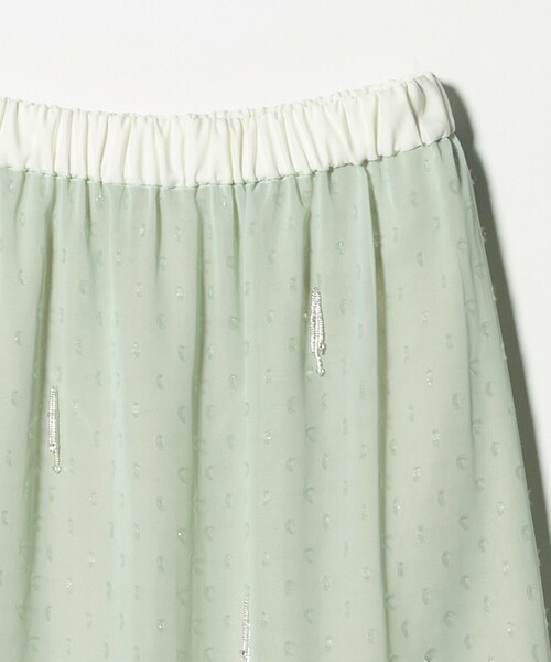 AEWEN MATOPH（イウエン マトフ）の「＜AEWEN MATOPH＞シアービーズフリンジスカート（スカート・レディース・ブラック/ライム・FREE）」の17枚目の写真