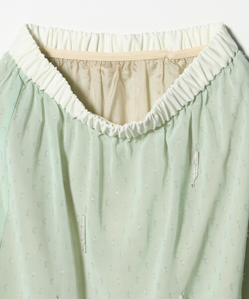 AEWEN MATOPH（イウエン マトフ）の「＜AEWEN MATOPH＞シアービーズフリンジスカート（スカート・レディース・ブラック/ライム・FREE）」の18枚目の写真