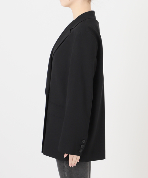 JOURNAL STANDARD relume（ジャーナルスタンダード　レリューム）の「［UVカット / 防シワ］ウォッシャブルストレッチテーラードジャケット（テーラードジャケット・レディース・ブラック/ブラウン・38/36）」の19枚目の写真