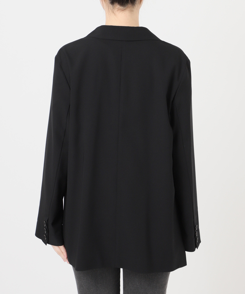 JOURNAL STANDARD relume（ジャーナルスタンダード　レリューム）の「［UVカット / 防シワ］ウォッシャブルストレッチテーラードジャケット（テーラードジャケット・レディース・ブラック/ブラウン・38/36）」の20枚目の写真