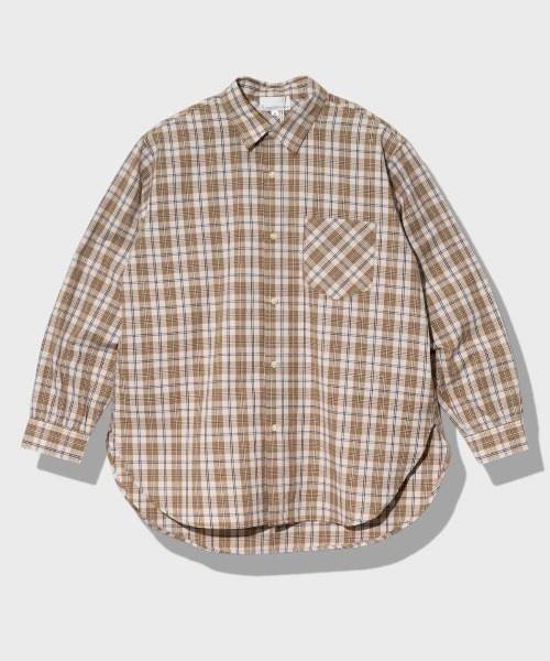 Universal Style Wear(ユニバーサルスタイルウェア)の「Universal Style Wear/ユニバーサル スタイル ウェア Plaid shirt(シャツ/ブラウス・メンズ・ブラック/グレー/ブラウン/ベージュ・LARGE/X-LARGE/MEDIUM)」の4枚目の写真