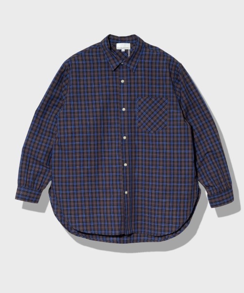 Universal Style Wear(ユニバーサルスタイルウェア)の「Universal Style Wear/ユニバーサル スタイル ウェア Plaid shirt(シャツ/ブラウス・メンズ・ブラック/グレー/ブラウン・LARGE/X-LARGE)」の3枚目の写真