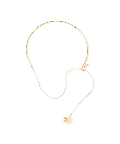 Ray BEAMS(レイビームス)の「Chalulu / チェーン&ボール ネックレス(ネックレス・レディース・ゴールド/シルバー・ONE SIZE)」の2枚目の写真