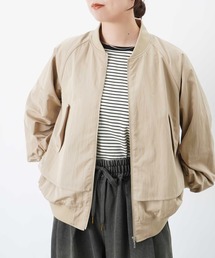 LUCA（ルカ）の「LC/LLL リブレイヤード風ブルゾン/ペプラムデザインブルゾン（ブルゾン）」