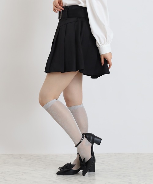 ASTORIA ODIER（アストリアオディール）の「切替プリーツスカパン（その他パンツ・レディース・ベージュ/アイボリー/ブラック・MEDIUM）」の14枚目の写真