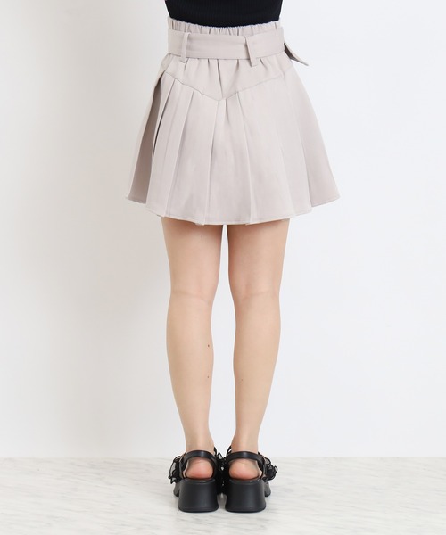 ASTORIA ODIER（アストリアオディール）の「切替プリーツスカパン（その他パンツ・レディース・ベージュ/アイボリー/ブラック・MEDIUM）」の21枚目の写真