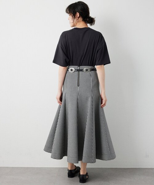 Whim Gazette(ウィムガゼット)の「KIDDINGロゴTシャツ(Tシャツ/カットソー・レディース・オフホワイト/チャコールグレー・FREE)」の21枚目の写真