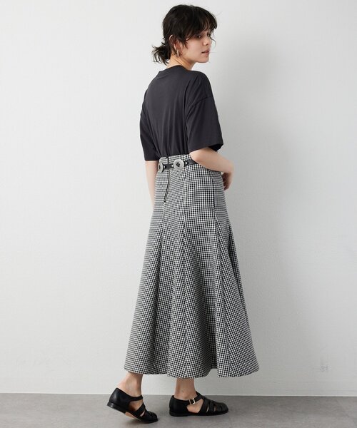 Whim Gazette(ウィムガゼット)の「KIDDINGロゴTシャツ(Tシャツ/カットソー・レディース・オフホワイト/チャコールグレー・FREE)」の22枚目の写真