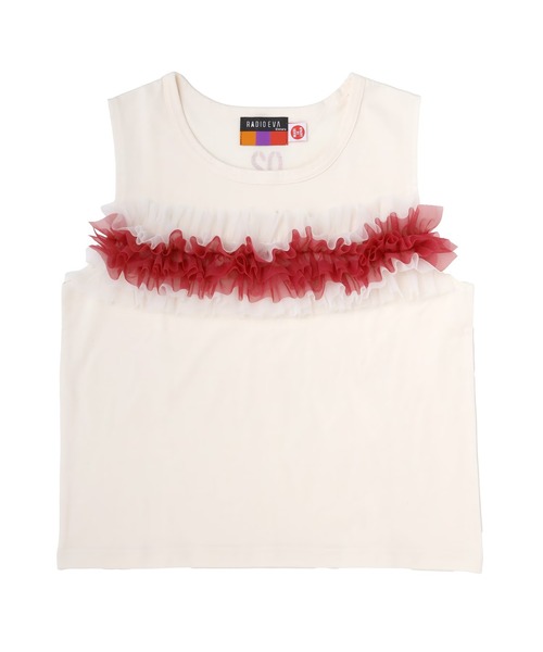 RADIO EVA(ラヂオエヴァ)の「RADIO EVA A327 EVANGELION Sleeveless Cutsew(Tシャツ/カットソー・レディース・グレー/オフホワイト/ブラック・FREE)」の5枚目の写真