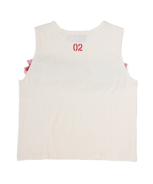 RADIO EVA(ラヂオエヴァ)の「RADIO EVA A327 EVANGELION Sleeveless Cutsew(Tシャツ/カットソー・レディース・グレー/オフホワイト/ブラック・FREE)」の6枚目の写真