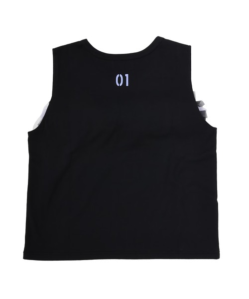 RADIO EVA(ラヂオエヴァ)の「RADIO EVA A327 EVANGELION Sleeveless Cutsew(Tシャツ/カットソー・レディース・グレー/オフホワイト/ブラック・FREE)」の11枚目の写真