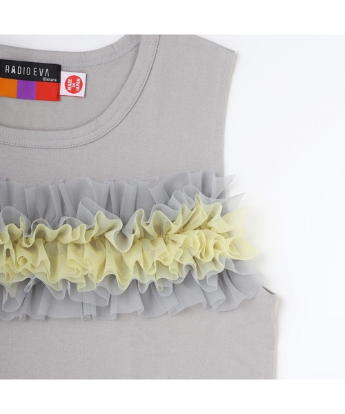 RADIO EVA(ラヂオエヴァ)の「RADIO EVA A327 EVANGELION Sleeveless Cutsew(Tシャツ/カットソー・レディース・グレー/オフホワイト/ブラック・FREE)」の17枚目の写真