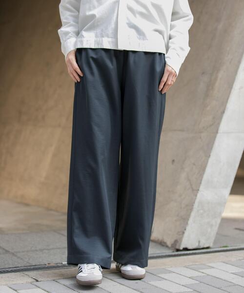 FORK&SPOON（フォークアンドスプーン）の「FORK&SPOON　ヴィンテージツイルイージーパンツ（その他パンツ・レディース・ネイビー/ベージュ・1/2）」の3枚目の写真