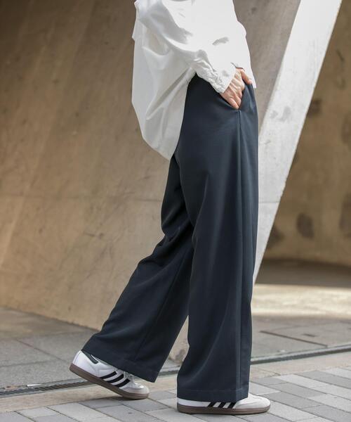 FORK&SPOON（フォークアンドスプーン）の「FORK&SPOON　ヴィンテージツイルイージーパンツ（その他パンツ・レディース・ネイビー/ベージュ・1/2）」の7枚目の写真