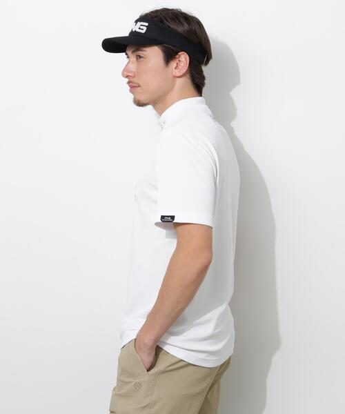 PING(ピン)の「【PING APPAREL】変形カノコ半袖ハイネックシャツ(Tシャツ/カットソー・メンズ・ブラック/ホワイト/ピンク・LL1/L/LL/M/S)」の11枚目の写真