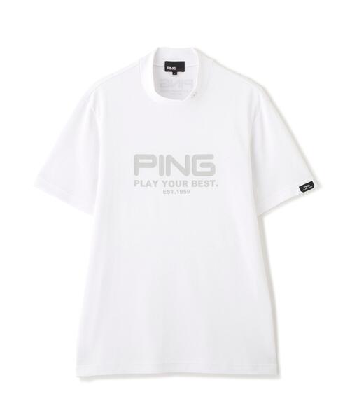 PING(ピン)の「【PING APPAREL】変形カノコ半袖ハイネックシャツ(Tシャツ/カットソー・メンズ・ブラック/ホワイト/ピンク・LL1/L/LL/M/S)」の17枚目の写真