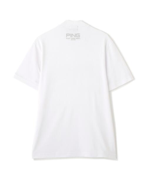 PING(ピン)の「【PING APPAREL】変形カノコ半袖ハイネックシャツ(Tシャツ/カットソー・メンズ・ブラック/ホワイト/ピンク・LL1/L/LL/M/S)」の18枚目の写真
