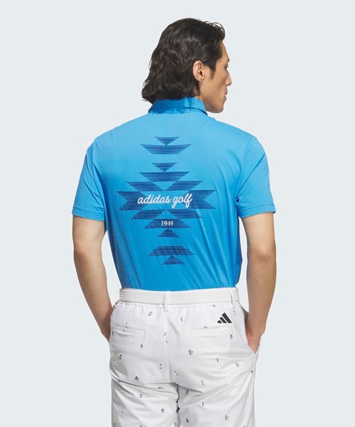 バックプリント半袖ポロシャツ【adidas Golf/アディダスゴルフ