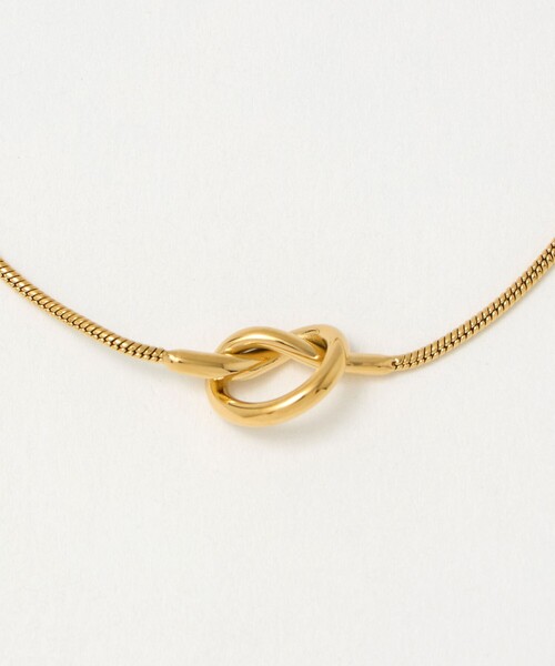 green label relaxing(グリーンレーベルリラクシング)の「knot スライド ブレスレット(ブレスレット・レディース・シルバー/ゴールド・FREE)」の5枚目の写真