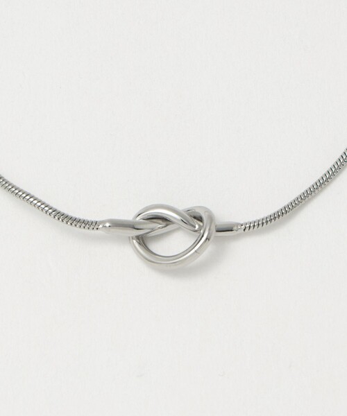 green label relaxing(グリーンレーベルリラクシング)の「knot スライド ブレスレット(ブレスレット・レディース・シルバー/ゴールド・FREE)」の9枚目の写真