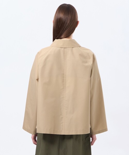 MACKINTOSH PHILOSOPHY(マッキントッシュ フィロソフィー)の「【WELBURY SHORT(ウェルベリーショート)】レインウェザークロス製(ステンカラーコート・レディース・ベージュ/ダークネイビー/ライトグレー/ブルー系その他2・38/36)」の12枚目の写真