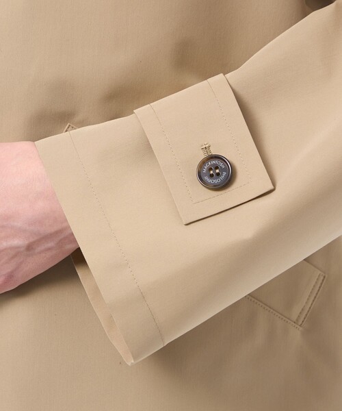 MACKINTOSH PHILOSOPHY(マッキントッシュ フィロソフィー)の「【WELBURY SHORT(ウェルベリーショート)】レインウェザークロス製(ステンカラーコート・レディース・ベージュ/ダークネイビー/ライトグレー/ブルー系その他2・38/36)」の14枚目の写真