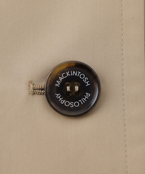 MACKINTOSH PHILOSOPHY(マッキントッシュ フィロソフィー)の「【WELBURY SHORT(ウェルベリーショート)】レインウェザークロス製(ステンカラーコート・レディース・ベージュ/ダークネイビー/ライトグレー/ブルー系その他2・38/36)」の15枚目の写真