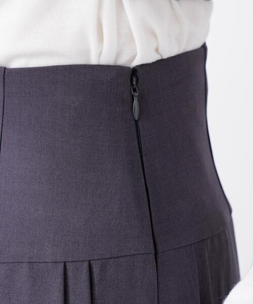 PROPORTION BODY DRESSING(プロポーションボディドレッシング)の「<セットアップ対応>ミディープリーツスカート / 1216120313(スカート・レディース・ダークグレー/ベージュ/オフホワイト・SMALL/X-SMALL/MEDIUM)」の14枚目の写真