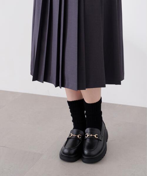 PROPORTION BODY DRESSING(プロポーションボディドレッシング)の「<セットアップ対応>ミディープリーツスカート / 1216120313(スカート・レディース・ダークグレー/ベージュ/オフホワイト・SMALL/X-SMALL/MEDIUM)」の13枚目の写真
