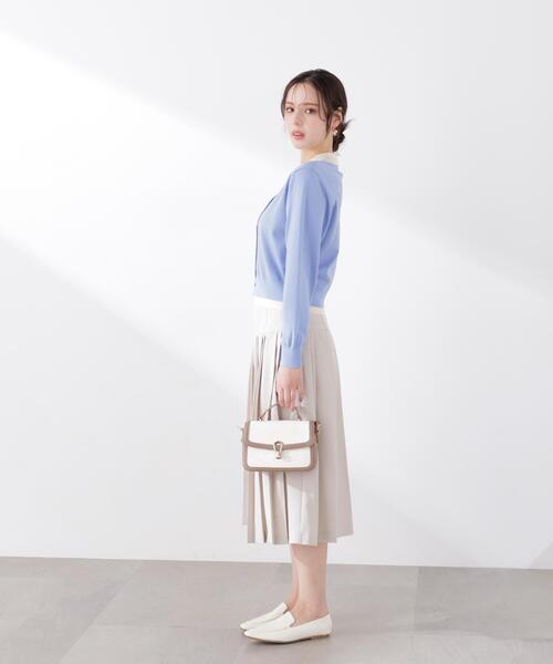PROPORTION BODY DRESSING(プロポーションボディドレッシング)の「<セットアップ対応>ミディープリーツスカート / 1216120313(スカート・レディース・ダークグレー/ベージュ/オフホワイト・SMALL/X-SMALL/MEDIUM)」の8枚目の写真