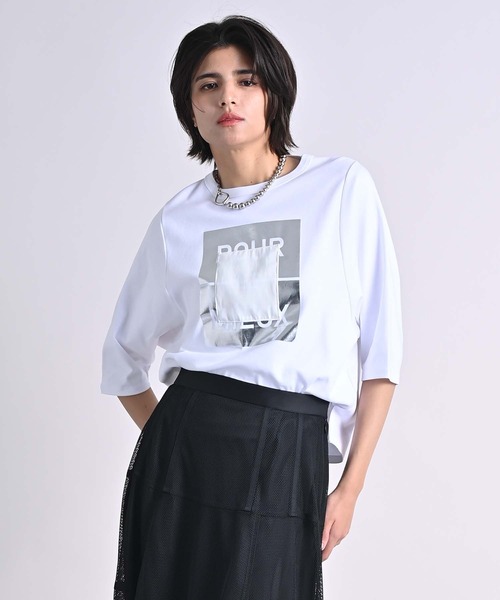 ボックスロゴ箔プリントTシャツ（Tシャツ/カットソー）｜RAW FUDGE