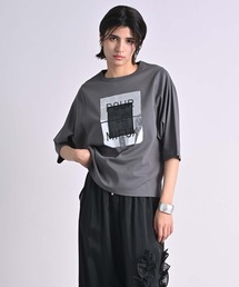 RAW FUDGE（ローファッジ）の「ボックスロゴ箔プリントTシャツ（Tシャツ/カットソー）」