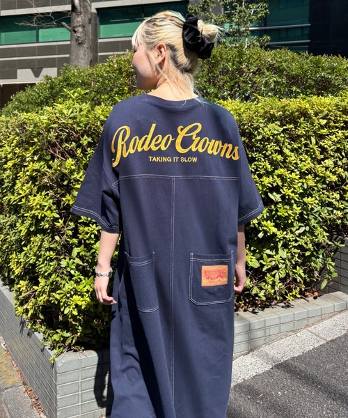 ハーフスリーブステッチワンピース（ワンピース）｜RODEO CROWNS WIDE