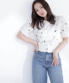 セール】venit/ヴェニット PIN TUCK EMBROIDERY ニット VEG5623A