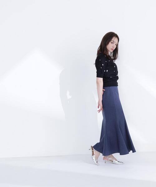 NATURAL BEAUTY BASIC(ナチュラルビューティーベーシック)の「◇フラワービーズカーディガン(カーディガン/ボレロ・レディース・ホワイト系その他/ベージュ系その他/ブラック系その他・FREE)」の11枚目の写真