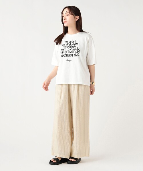 BEAMS HEART(ビームスハート)の「【EXCLUSIVE】Labrador Retriever / レター ロゴ Tシャツ(Tシャツ/カットソー・レディース・オフホワイト/ブラック・FREE)」の18枚目の写真