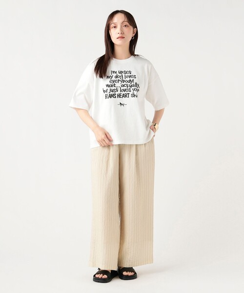 BEAMS HEART(ビームスハート)の「【EXCLUSIVE】Labrador Retriever / レター ロゴ Tシャツ(Tシャツ/カットソー・レディース・オフホワイト/ブラック・FREE)」の17枚目の写真