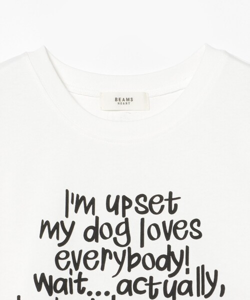 BEAMS HEART(ビームスハート)の「【EXCLUSIVE】Labrador Retriever / レター ロゴ Tシャツ(Tシャツ/カットソー・レディース・オフホワイト/ブラック・FREE)」の9枚目の写真