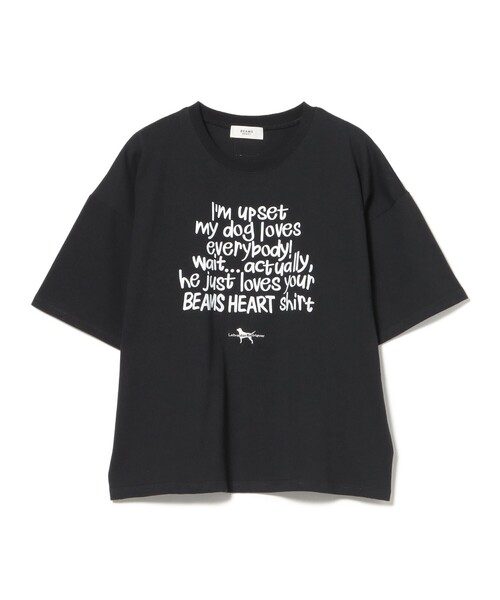 BEAMS HEART(ビームスハート)の「【EXCLUSIVE】Labrador Retriever / レター ロゴ Tシャツ(Tシャツ/カットソー・レディース・オフホワイト/ブラック・FREE)」の6枚目の写真