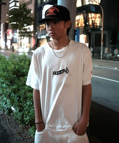 VOLCOM(ボルコム)の「VOLCOM メンズ PISTOL WP SS TEE Tシャツ 【2026年春夏モデル】(Tシャツ/カットソー・メンズ・ブラック/ホワイト/ライトグレー/グリーン系その他・MEDIUM/LARGE/X-LARGE/SMALL)」の1枚目の写真