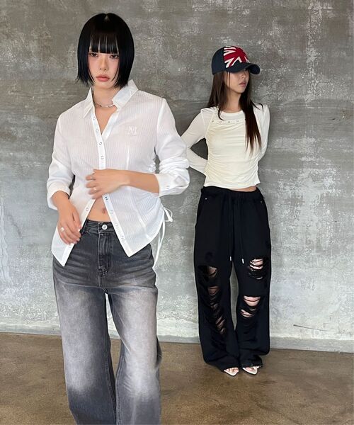 Midnight Move(ミッドナイトムーブ)の「dg england pants (white)(スウェットパンツ・レディース・その他・FREE)」の7枚目の写真
