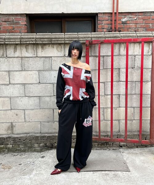 Midnight Move(ミッドナイトムーブ)の「dg england pants (white)(スウェットパンツ・レディース・その他・FREE)」の8枚目の写真