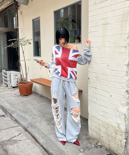 Midnight Move(ミッドナイトムーブ)の「dg england pants (white)(スウェットパンツ・レディース・その他・FREE)」の11枚目の写真