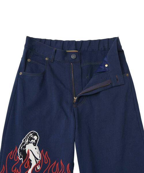 HYSTERIC GLAMOUR（ヒステリックグラマー）の「SUPER HYS 5ポケットパンツ（その他パンツ・レディース・ブラック/ネイビー/トップグレー・FREE）」の11枚目の写真