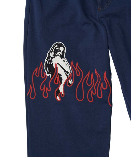 HYSTERIC GLAMOUR（ヒステリックグラマー）の「SUPER HYS 5ポケットパンツ（その他パンツ・レディース・ブラック/ネイビー/トップグレー・FREE）」の10枚目の写真