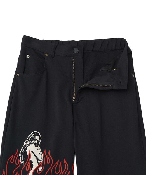 HYSTERIC GLAMOUR（ヒステリックグラマー）の「SUPER HYS 5ポケットパンツ（その他パンツ・レディース・ブラック/ネイビー/トップグレー・FREE）」の5枚目の写真