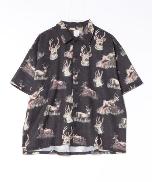 JUGLANS(ユグランス)の「【Revo.】アニマルパターン SS シャツ(シャツ/ブラウス・メンズ・B/C/D/E/A・M/L)」の2枚目の写真