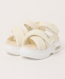 NUOVO（ヌオーヴォ）の「NUOVO ヌオーヴォ 19-24 MARIE マリー N9393J WHITE（サンダル）」