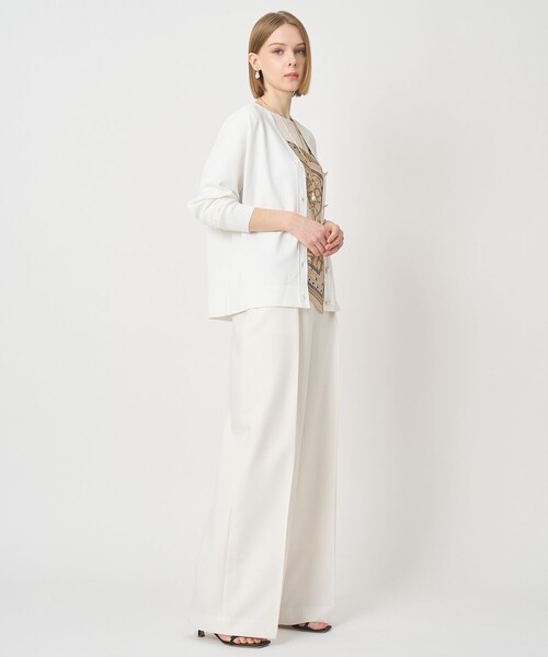 ANAYI(アナイ)の「レーヨンポリエステルストレッチロングカーディガン(カーディガン/ボレロ・レディース・ネイビー/ブルー/ホワイト・38)」の8枚目の写真