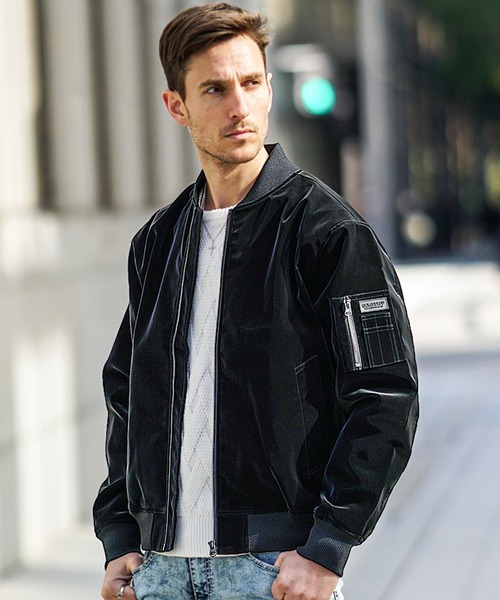 ジャケット・アウター BELVET ma1 セール】ベルベットPUMA-1 ジャケット メンズ 春服（MA-1）｜PUMA